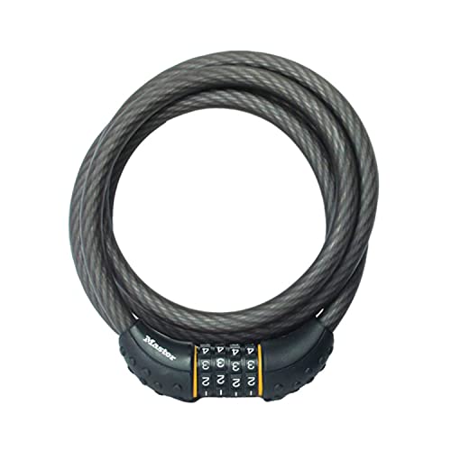Master Lock Cable Lock - 6ft, Black