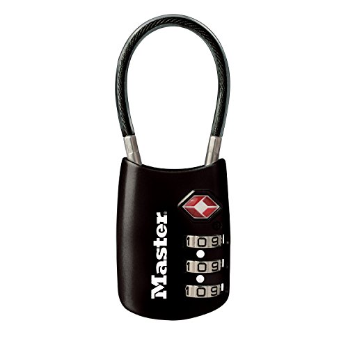 Master Lock TSA Approved Luggage Lock, Set Your Own Combination, Colors Vary