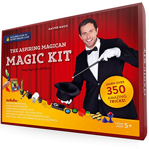 MasterMagic Easy Magic Kit - Over 350 Spectacular Tricks for Kids