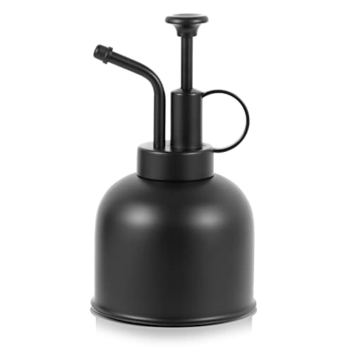 Matte Black Stainless Steel Plant Mister for Indoor and Outdoor Plants by GUKJOB