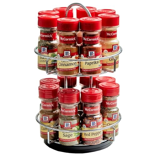 McCormick 2-Tier Spice Rack with Spices