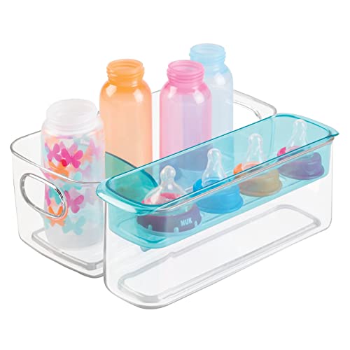 mDesign Adjustable Storage Center for Baby Bottles and Sippy Cups