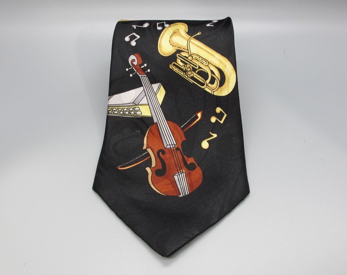Melodic Men's Tie: A Harmonious Accessory for Him