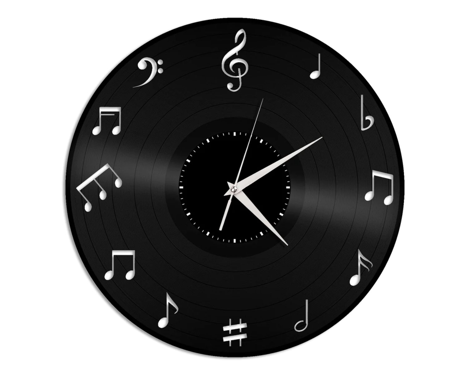 Melodic Timepiece: A Stylish Music-Themed Wall Clock for Him