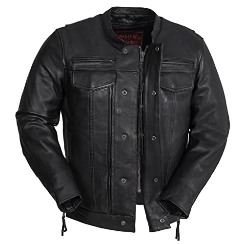 Mens Leather Riding Jacket