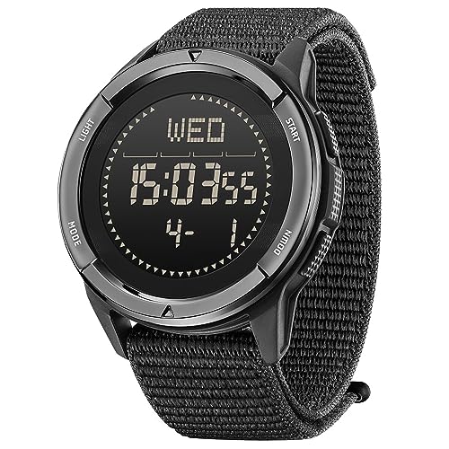 Men's Tactical Watch with Compass and Pedometer