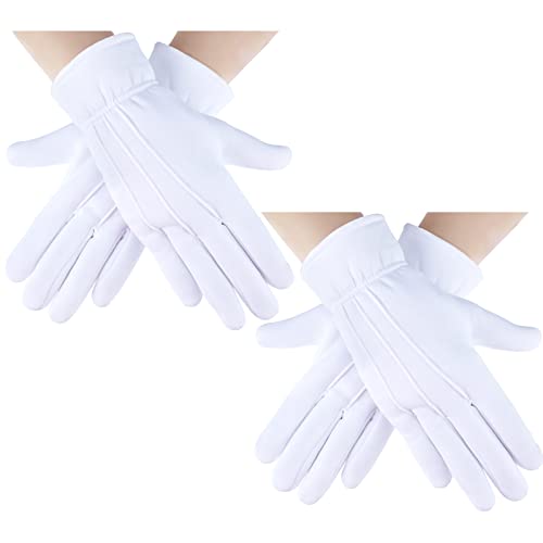 Men's Winter White Cotton Gloves