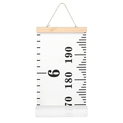 MIBOTE Baby Growth Height Chart for Kids Canvas Removable Ruler