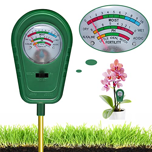 Micger 3-in-1 Soil Test Kit for Gardens, Farms, and Indoor Plants