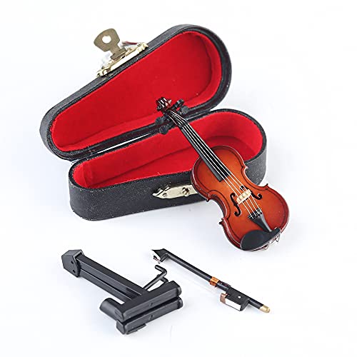 Miniature Violin with Stand and Case