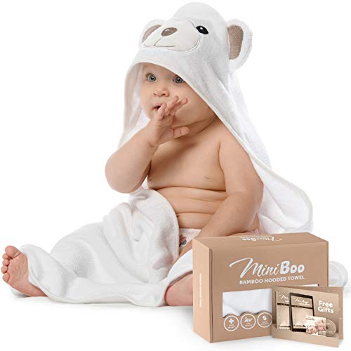 MINIBOO Premium Baby Hooded Towel