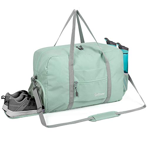 Mint Green Travel Duffel Bag for Men and Women