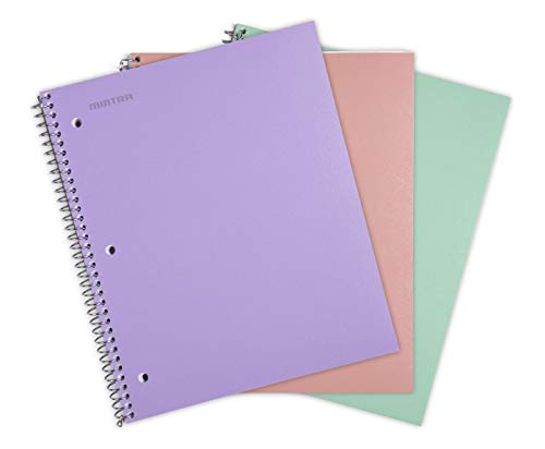 Mintra Office Spiral Notebooks 3 Pack