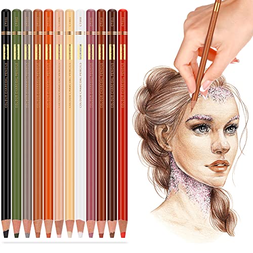 MISULOVE Professional Charcoal Pencils Set