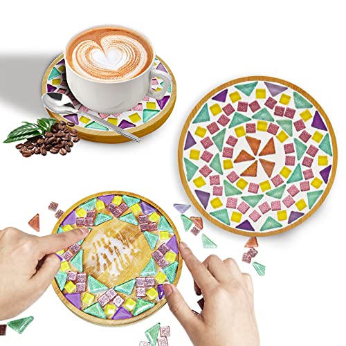 Mixed Colors Mosaic Kit with Coaster
