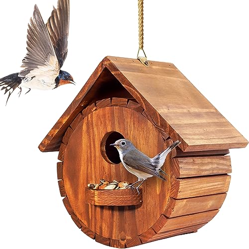 MIXUMON Outdoor Bird House for Garden