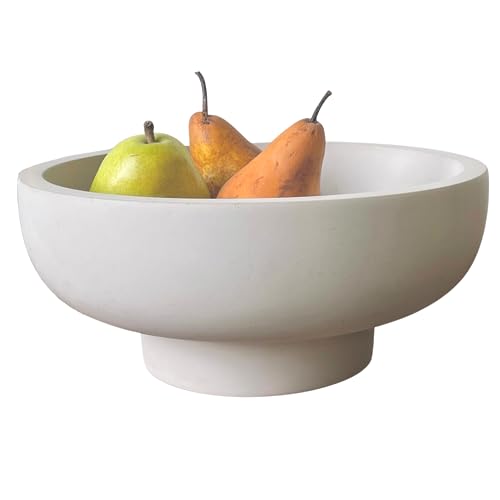 Modern Concrete Fruit Bowl - Versatile Kitchen Decor