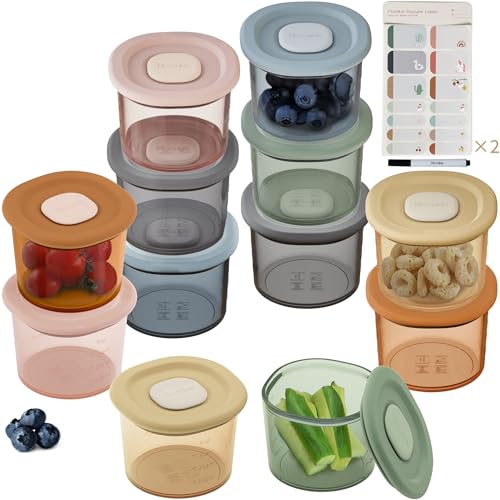Moonkie Silicone Baby Food Containers
