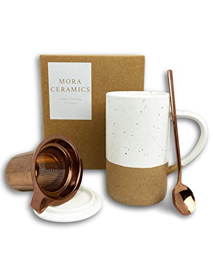 Mora 12oz Ceramic Tea Cup Set