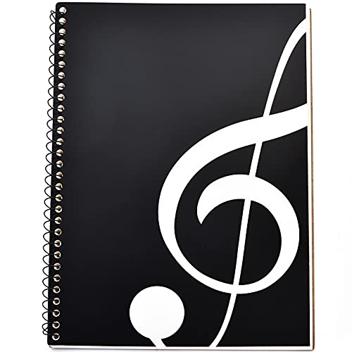 MOREYES 100-Page Music Staff Notebook