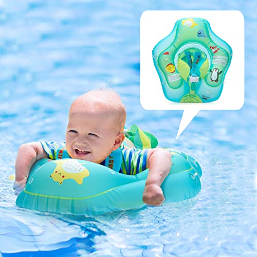 Mr. Pen Inflatable Baby Swim Float, Blue, Ages 6-30 Months