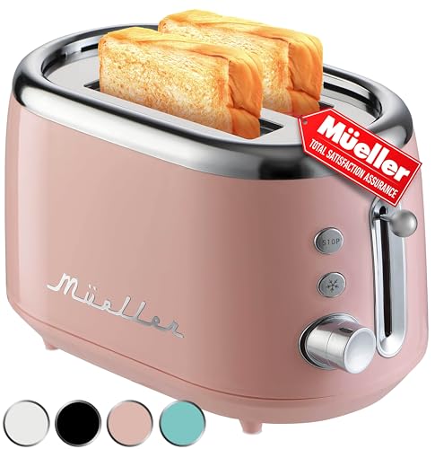 Mueller Retro 2-Slice Toaster - Pink