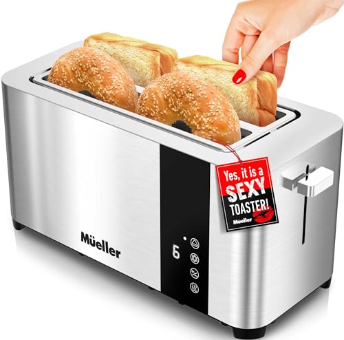 Mueller UltraToast 4-Slice Stainless Steel Toaster
