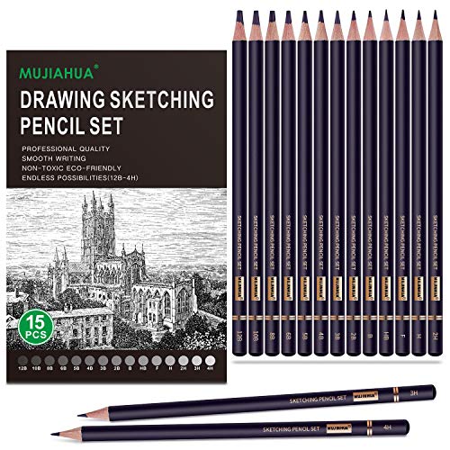 MUJINHUA Sketch Pencils Set