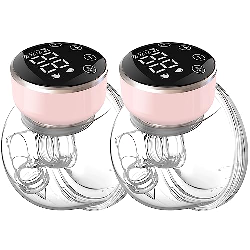 NaNaLazy Wearable Electric Breast Pump with 3 Modes and LED Display
