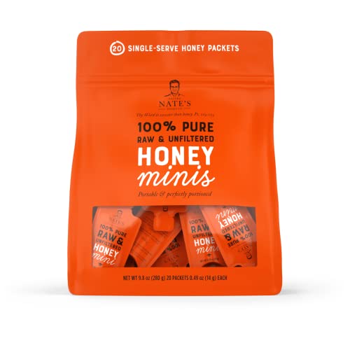Nature Nate's Single-Serve Raw Honey Packets - 0.49oz, 20ct