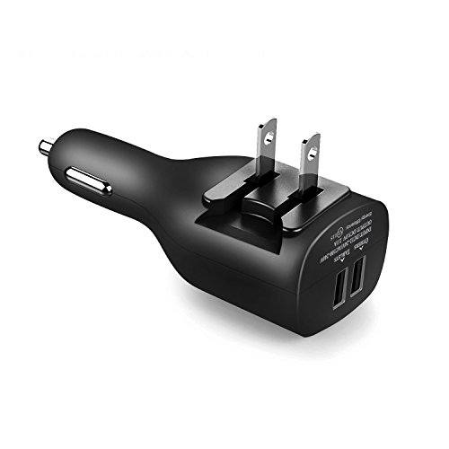 NDLBS Car Charger and Dual USB Wall Charger