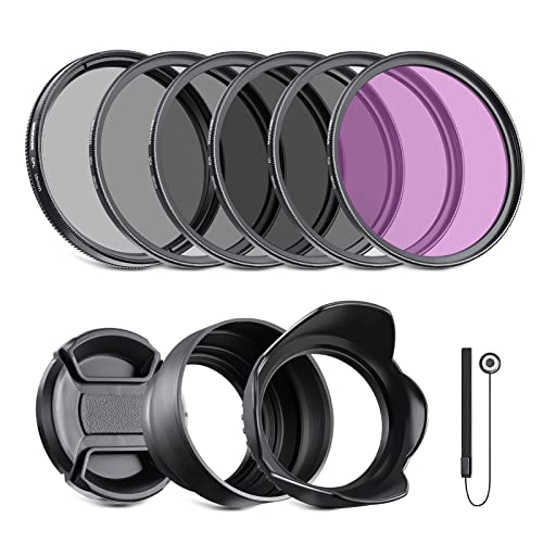 Neewer 58mm Filter Kit with Lens Accessories and Lens Hood