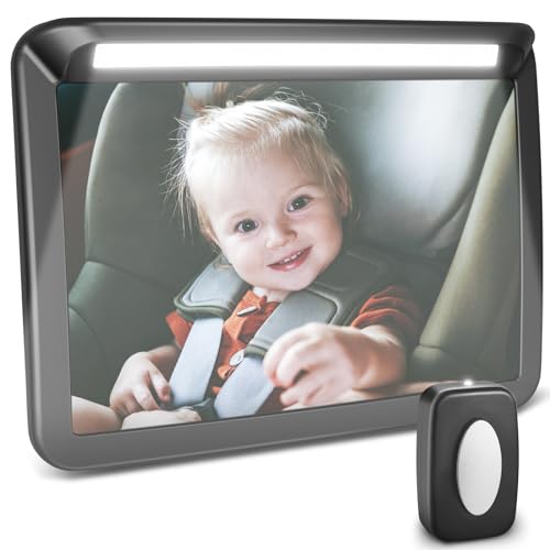 Night Light Rear Facing Car Seat Mirror