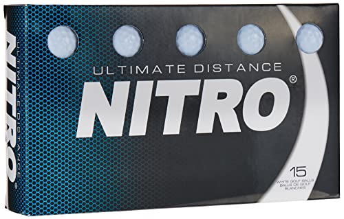 Nitro Long Distance Golf Balls 15PK