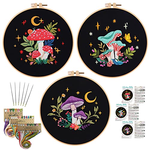 Nuberlic 3 Pack Embroidery Kit