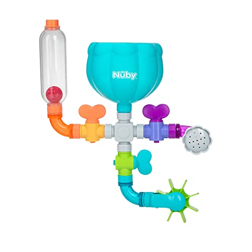 Nuby Wacky Waterworks Pipes: Interactive Bath Toy for Cognitive Development