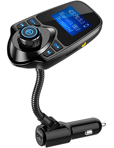 Nulaxy Bluetooth FM Transmitter Adapter Car Kit