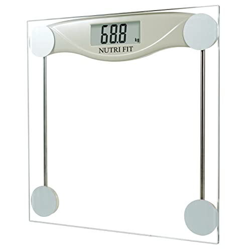NUTRI FIT Precision Digital Bathroom Scale: 330 Pounds