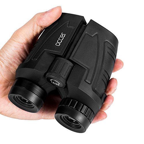 Occer 12x25 Compact Waterproof Binoculars for Bird Watching and Hunting