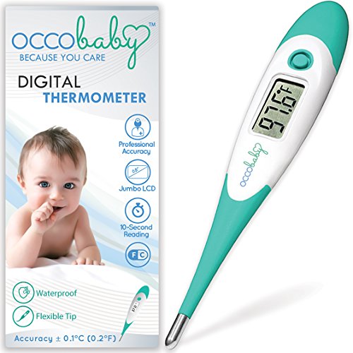 OCCObaby Digital Baby Thermometer - Quick, Accurate, Waterproof