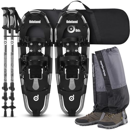 Odoland 4-in-1 Snowshoes Set