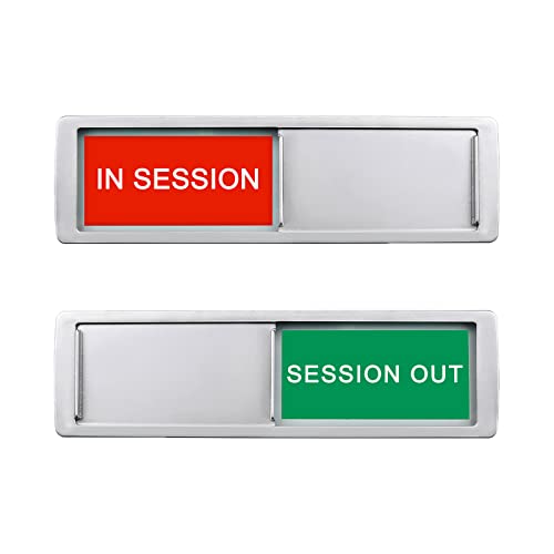 Office Conference Room Privacy Sign: In/Out Indicator - 7x2