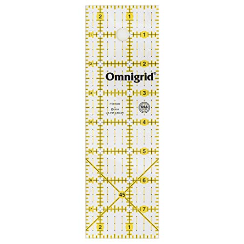 Omnigrid 2-1/2 x 8-Inch Ruler