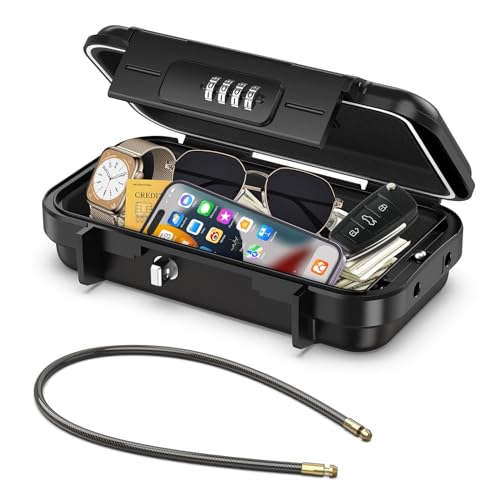ORIA Portable Security Case: Safe for Car, Home, Travel