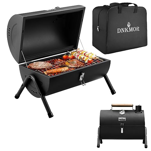 Outdoor Tabletop Charcoal BBQ Grill by DNKMOR BLACK