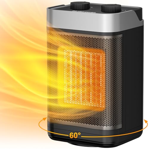 OWAAE 1500W Portable Space Heater for Bedroom & Office