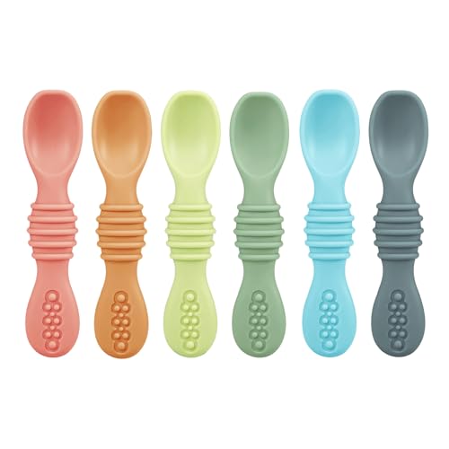 PandaEar Silicone Baby Spoons