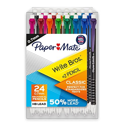 Paper Mate Mechanical Pencils, 0.7mm, 24 Count