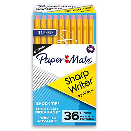 Paper Mate SharpWriter Mechanical Pencils, 36 Count