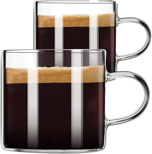 PARACITY Double Wall Espresso Cups Set